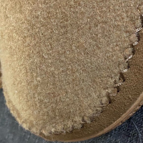 Eddie Bauer Mens Brown Brian Faux Cozy Lounge Slippers- Sz-8/9 - Picture 5 of 14